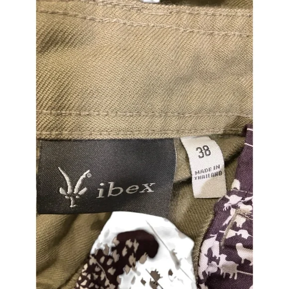 Men's Ibex Olive Chino Pants 38 - Picture 4 of 7